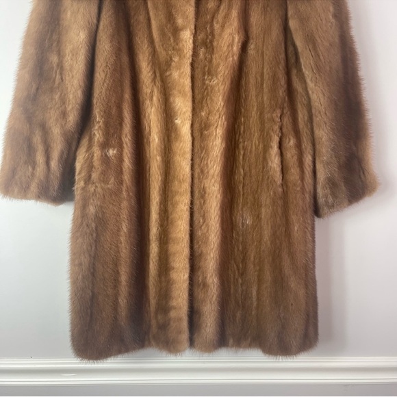 Vintage Beautiful Mid Length Golden Mink Size 42 - Picture 4 of 15
